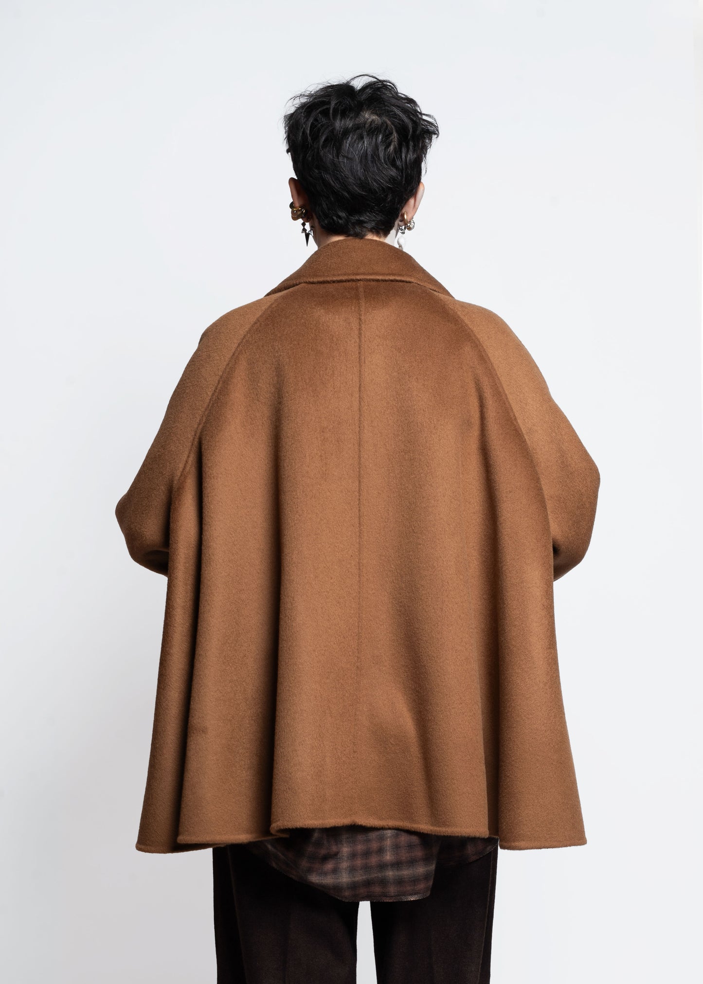 Short Flared Coat - Sigaro