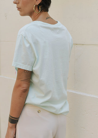 Cherry T-shirt - Misty Jade